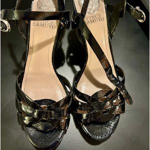 Black Patent Leather Heel